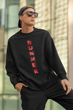 Load image into Gallery viewer, Oversized Sweatshirt "I'm a Runner"
