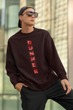 Load image into Gallery viewer, Oversized Sweatshirt "I'm a Runner"