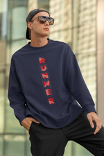 Load image into Gallery viewer, Oversized Sweatshirt "I'm a Runner"