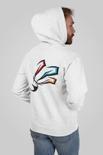 Load image into Gallery viewer, Zip Hoodie "Badminton 3 Feather"
