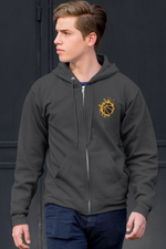 Load image into Gallery viewer, Zip Hoodie "Splash Yellow"