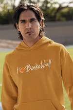 Load image into Gallery viewer, Hoodie "I Love Basketball"
