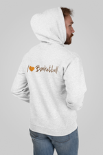 Load image into Gallery viewer, Zip Hoodie "I Love Basketball"