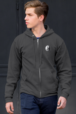 Load image into Gallery viewer, Zip Hoodie "Yin Yang"
