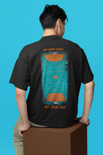 Load image into Gallery viewer, Oversized Terry T-Shirt "My Happy Hours"