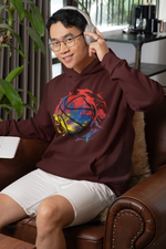 Load image into Gallery viewer, Oversized Hoodie "Multicolour Splash"