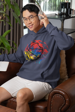 Load image into Gallery viewer, Oversized Hoodie "Multicolour Splash"