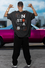 Load image into Gallery viewer, Oversized Terry T-Shirt "Unstoppable"