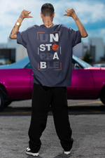 Load image into Gallery viewer, Oversized Terry T-Shirt "Unstoppable"