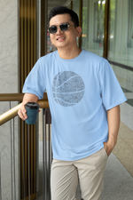 Load image into Gallery viewer, Oversized Terry T-Shirt "Basketball Universe"