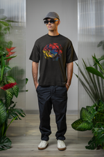 Load image into Gallery viewer, Oversized Terry T-Shirt "Multicolour Splash"