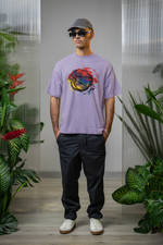 Load image into Gallery viewer, Oversized Terry T-Shirt "Multicolour Splash"