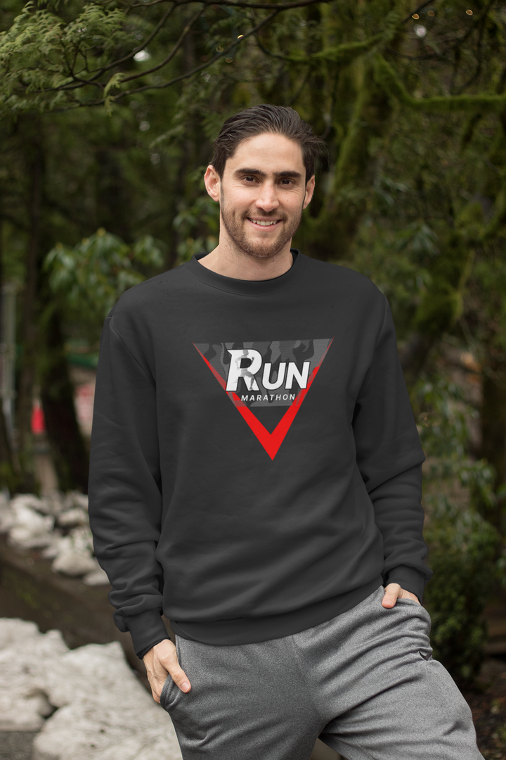 Sweatshirt Full Sleeve "Run Marathon"