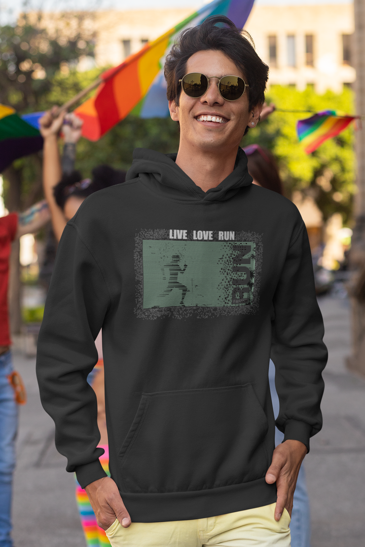 Hoodie "Live Love Run"
