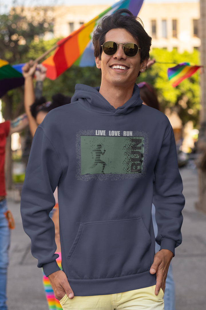 Hoodie "Live Love Run"