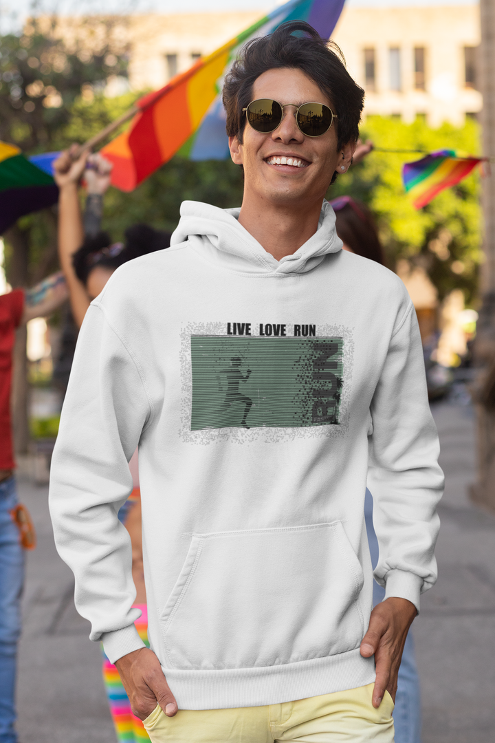 Hoodie "Live Love Run"