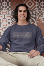 Load image into Gallery viewer, Sweatshirt Full Sleeve &quot;Badminton Heartbeat&quot;
