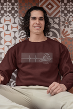 Load image into Gallery viewer, Sweatshirt Full Sleeve &quot;Badminton Heartbeat&quot;
