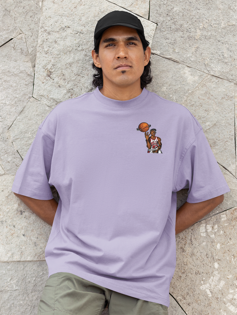 Oversized Terry T-Shirt "Basketball"