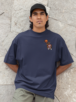 Load image into Gallery viewer, Oversized Terry T-Shirt &quot;Basketball&quot;
