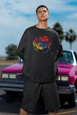 Load image into Gallery viewer, Oversized Sweatshirt &quot;Multicolour Splash&quot;
