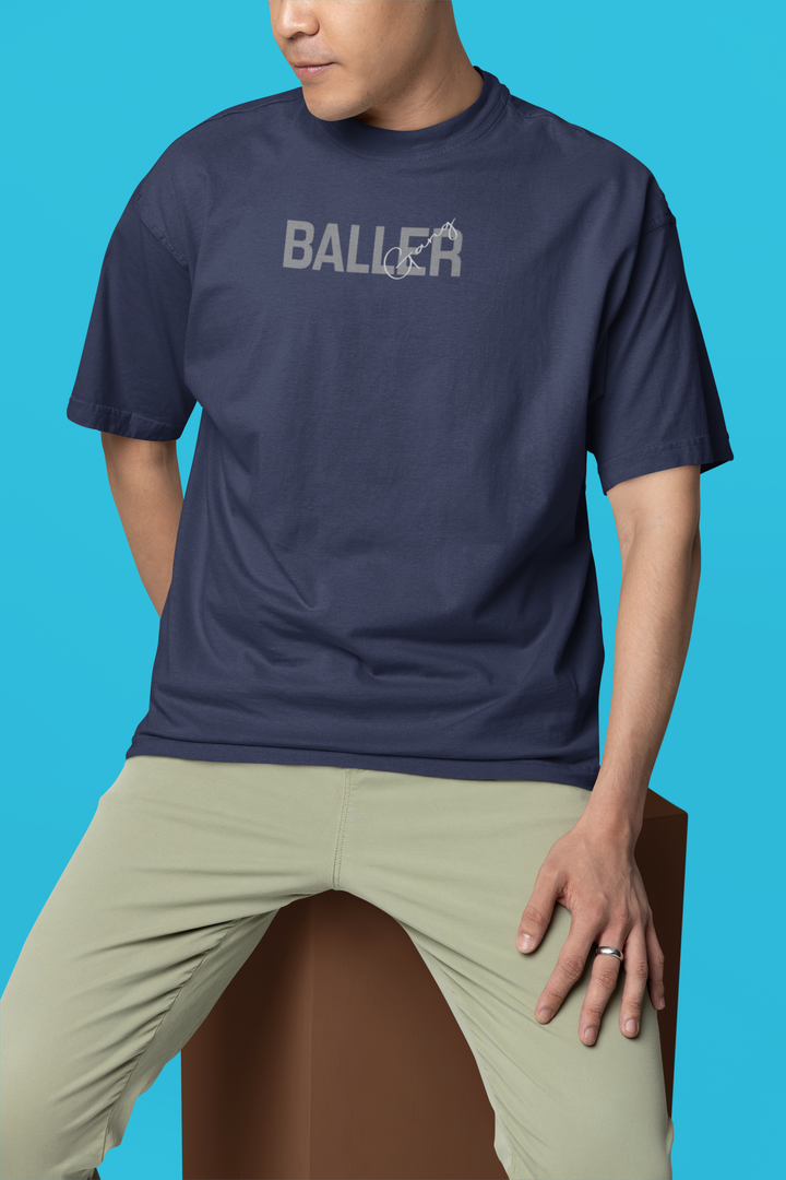Oversized Terry T-Shirt "Baller Gang"