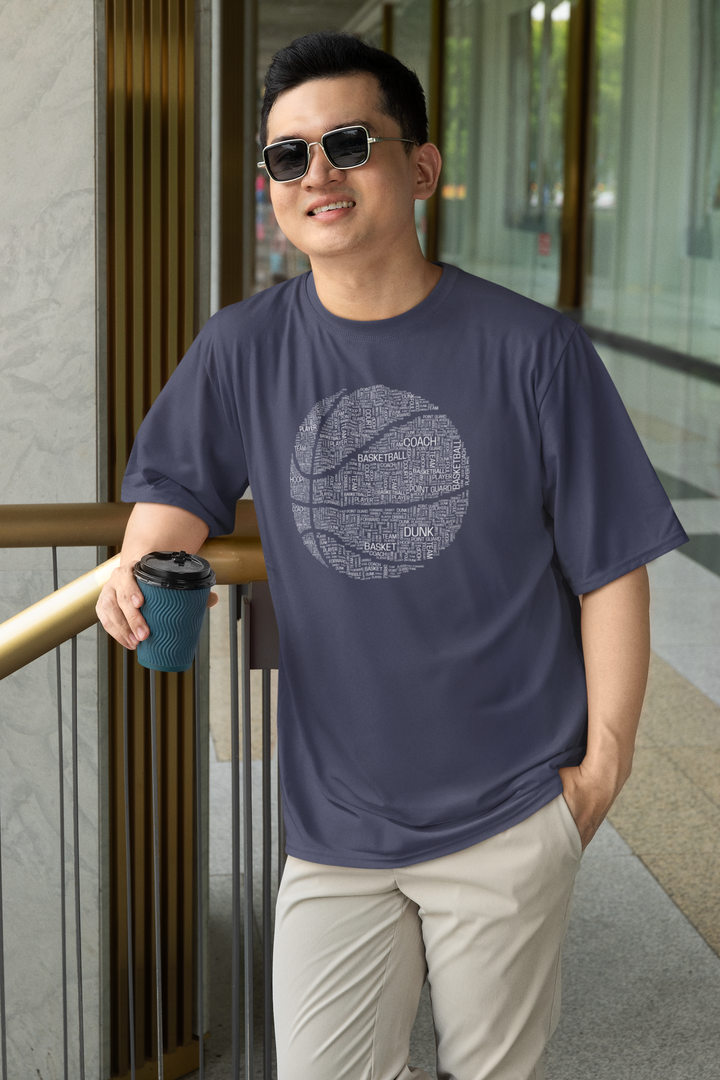 Oversized Terry T-Shirt "Basketball Universe"