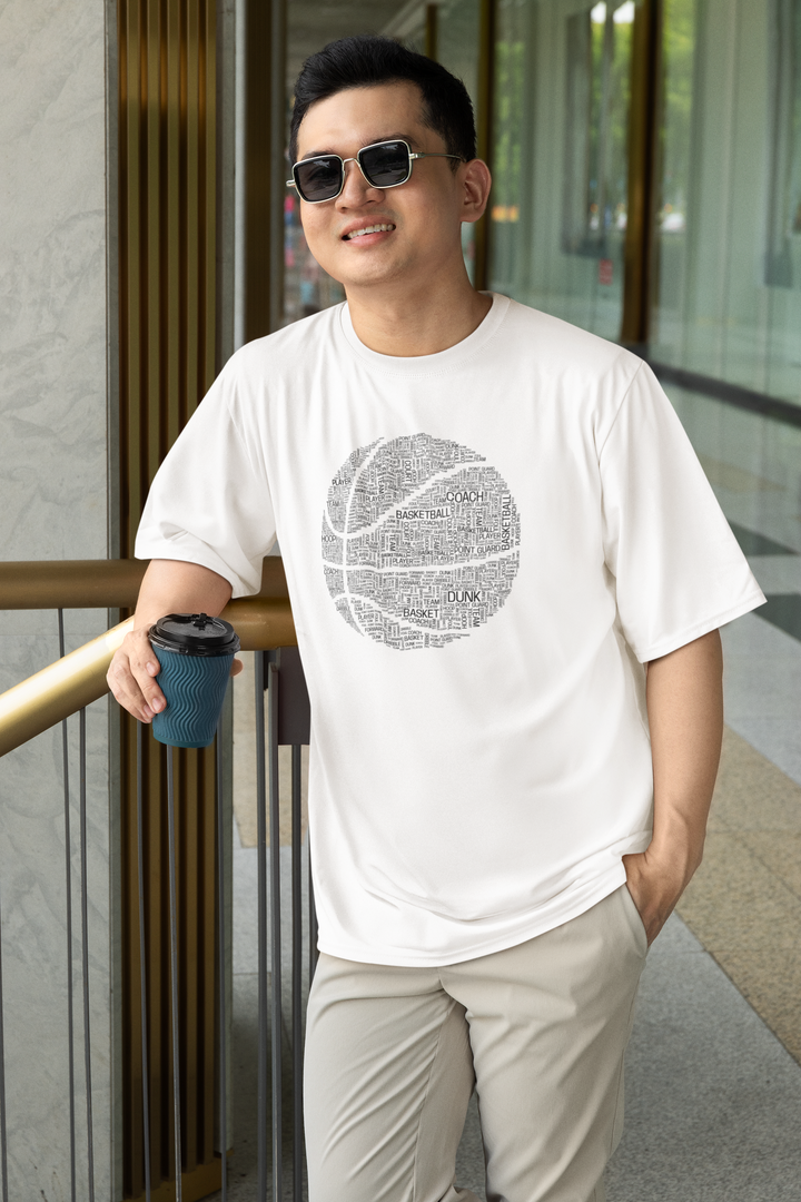 Oversized Terry T-Shirt "Basketball Universe"