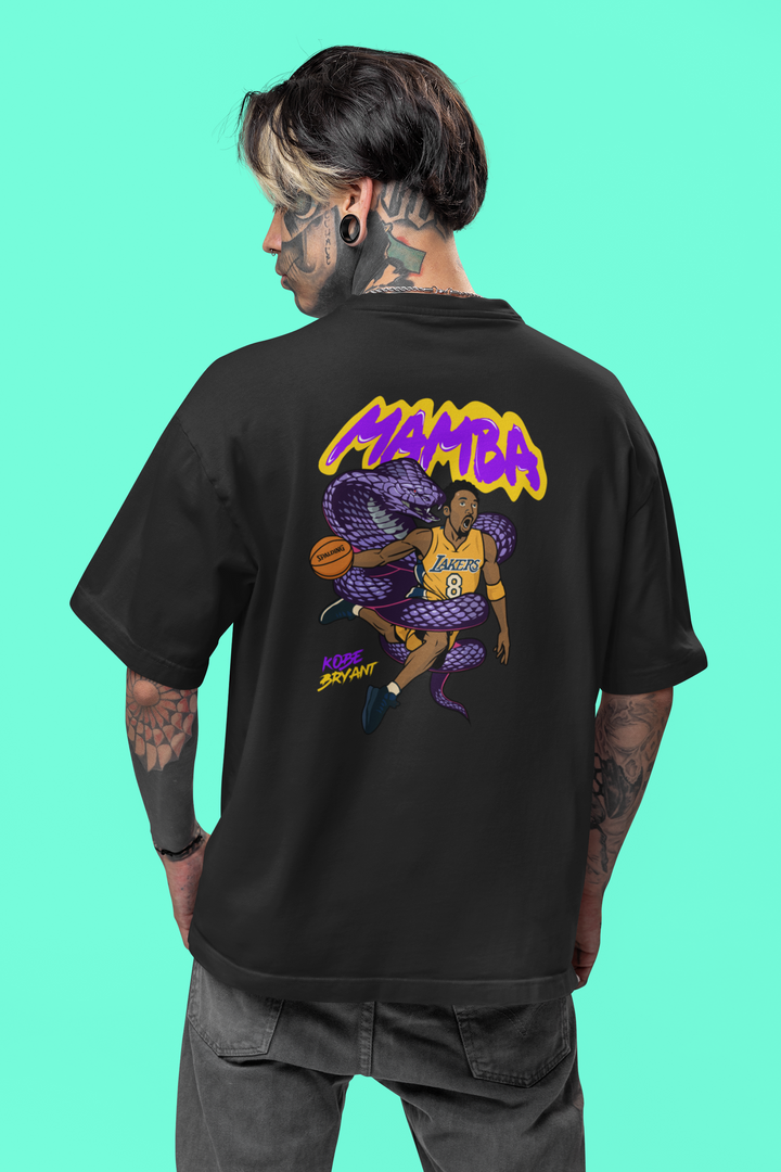 Oversized Terry T-Shirt "Kobe Bryant Mamba Clan"