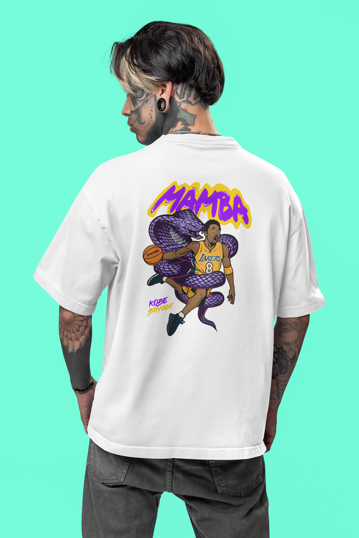 Oversized Terry T-Shirt "Kobe Bryant Mamba Clan"