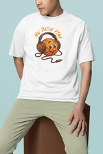 Load image into Gallery viewer, Oversized Terry T-Shirt &quot;My Daily Vibe&quot;
