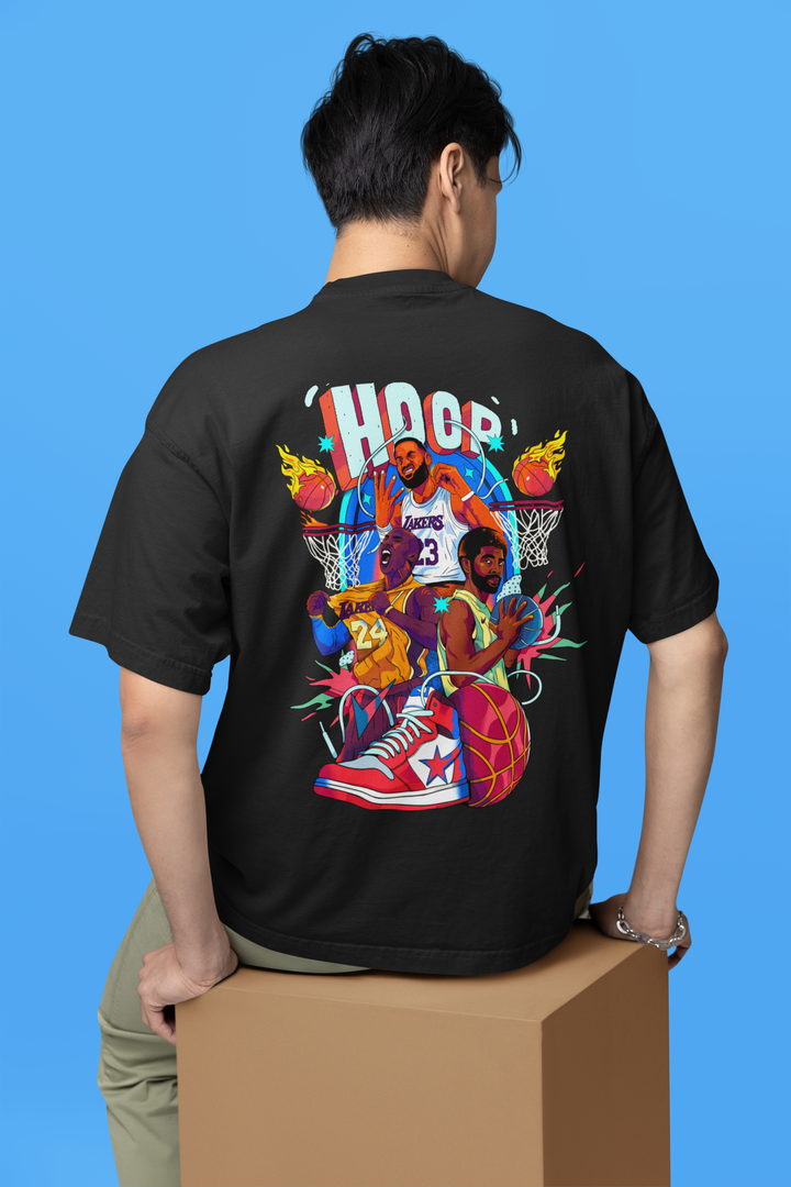 Oversized Terry T-Shirt "Hoop Legacy"