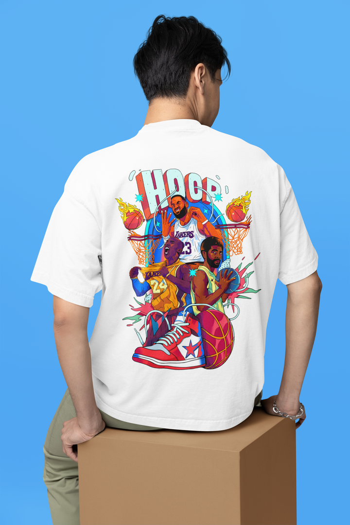 Oversized Terry T-Shirt "Hoop Legacy"