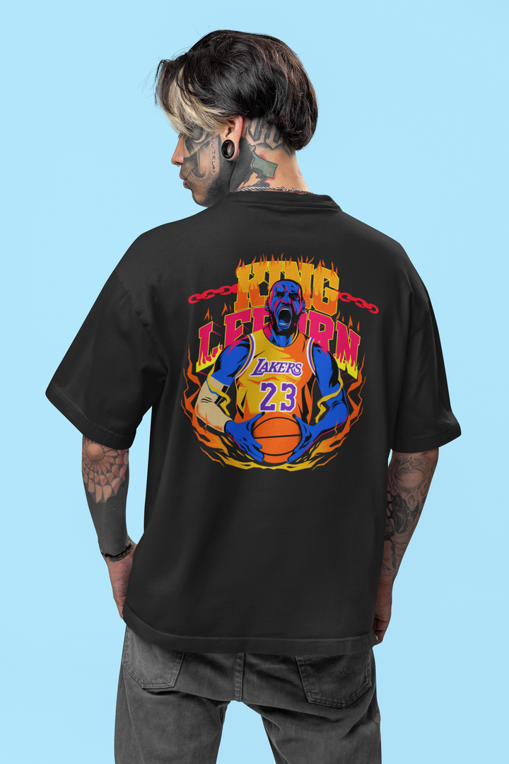 Oversized Terry T-Shirt "King James"