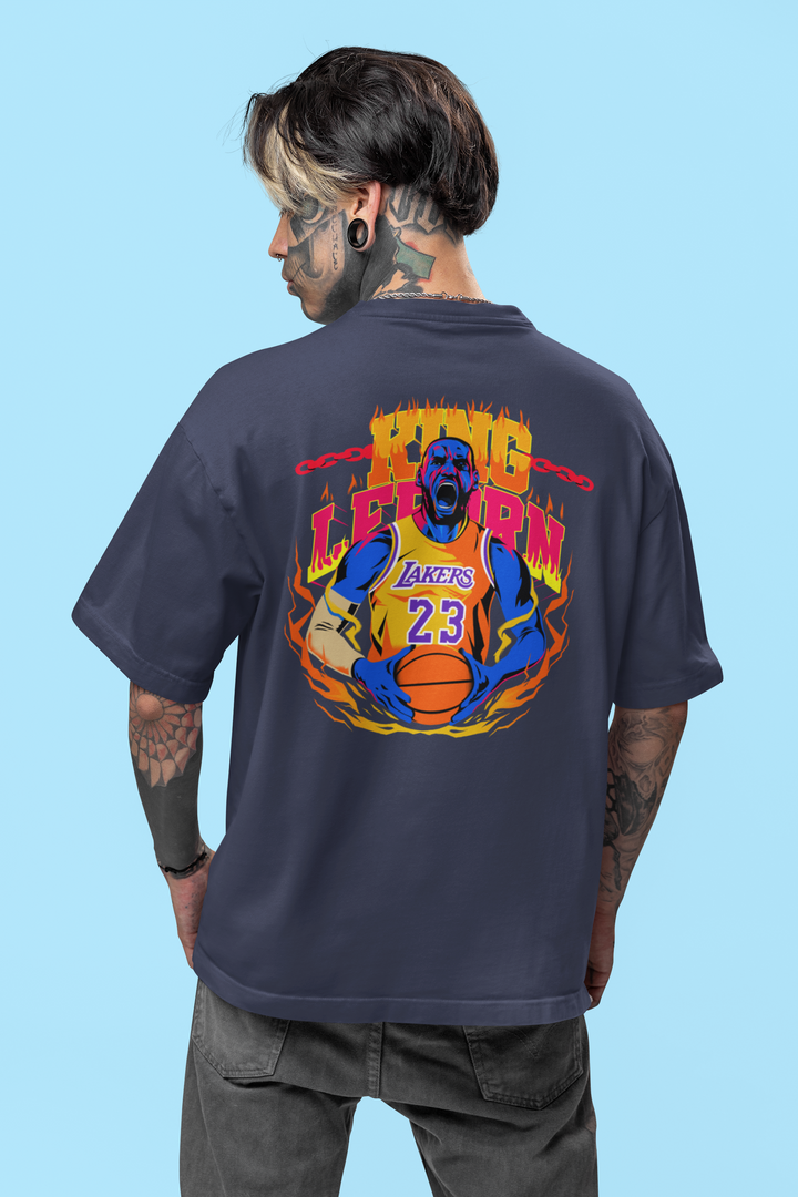 Oversized Terry T-Shirt "King James"