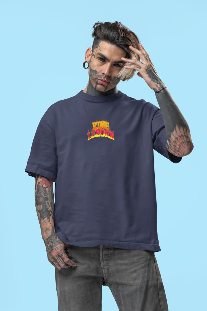 Oversized Terry T-Shirt "King James"