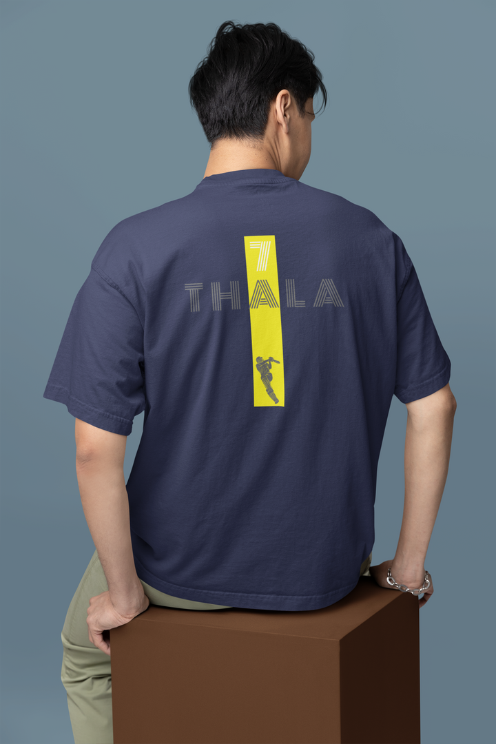 Oversized Terry T-Shirt "Thala 7"