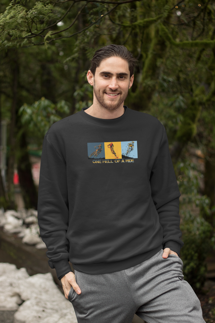 Sweatshirt Full Sleeve "Off Road Cycle Adventure"