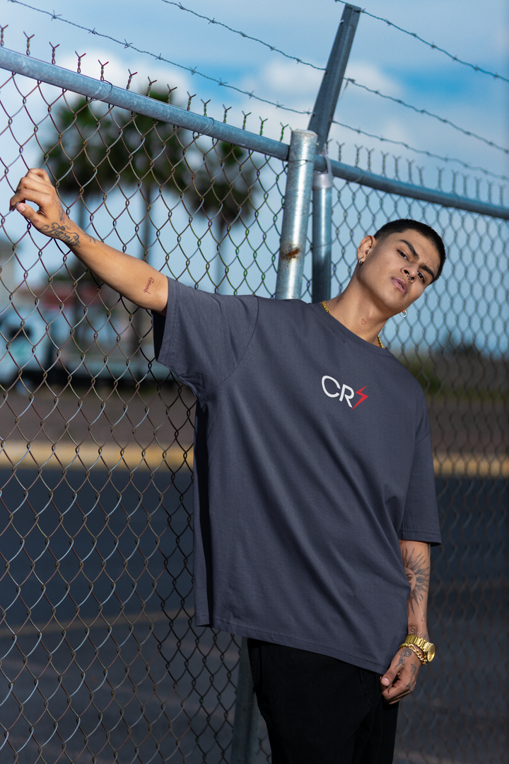 Oversized Terry T-Shirt "CR7 SIUUU"