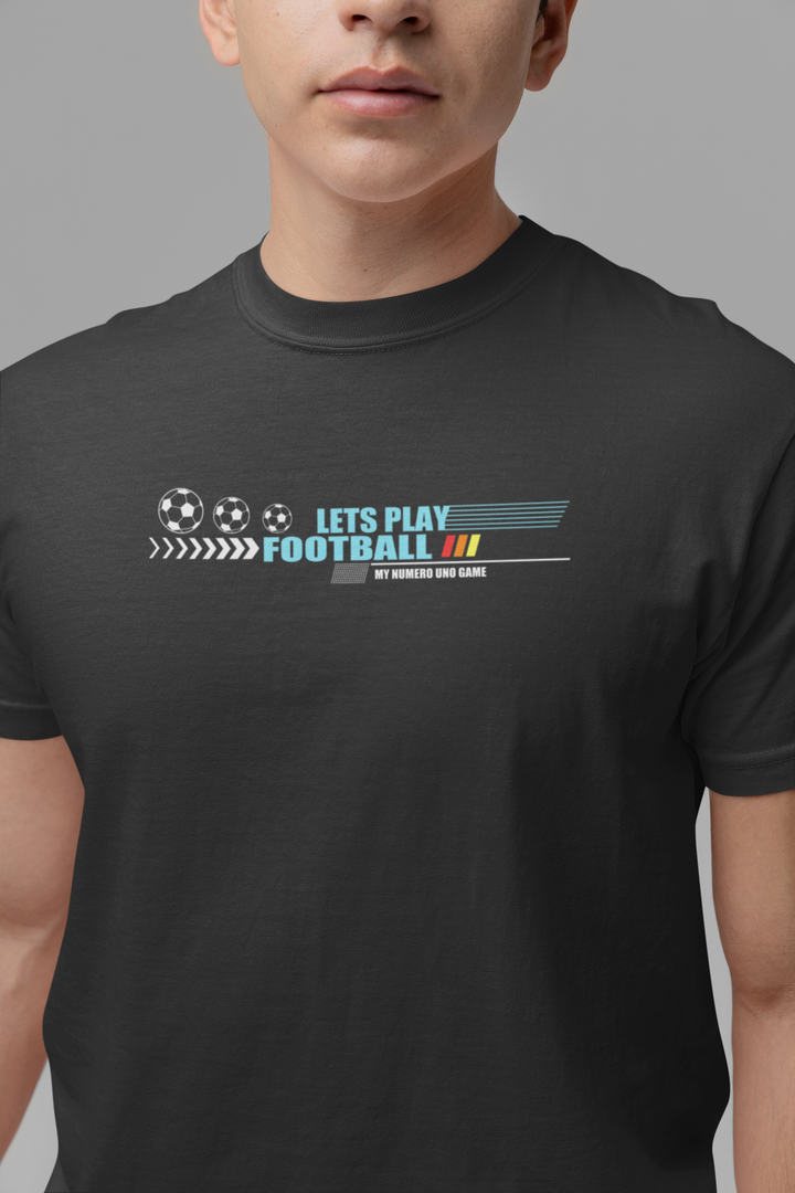 T-Shirt "Let's Play Football"