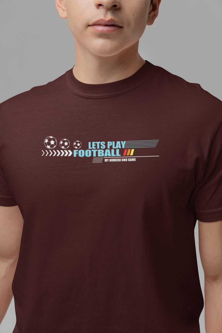 T-Shirt "Let's Play Football"