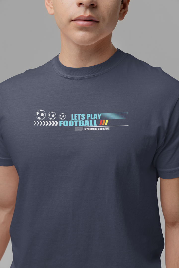 T-Shirt "Let's Play Football"