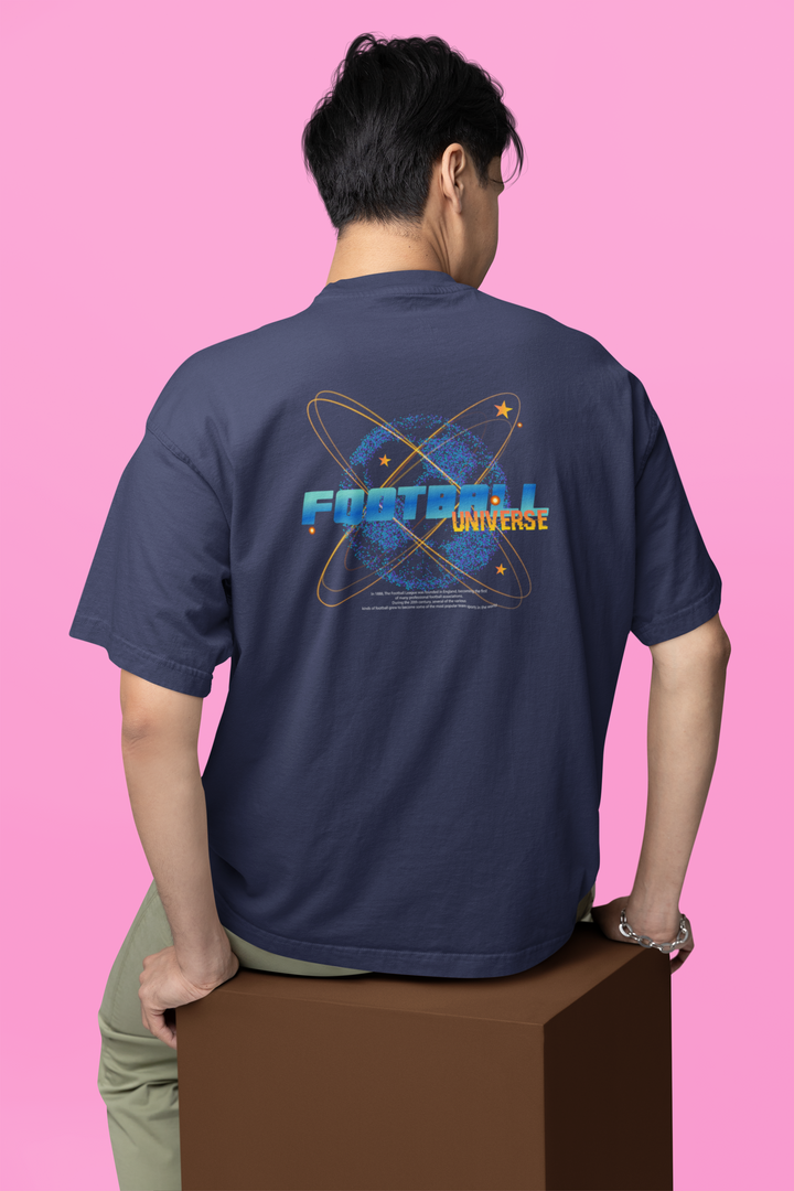 Oversized Terry T-Shirt "Football Universe"