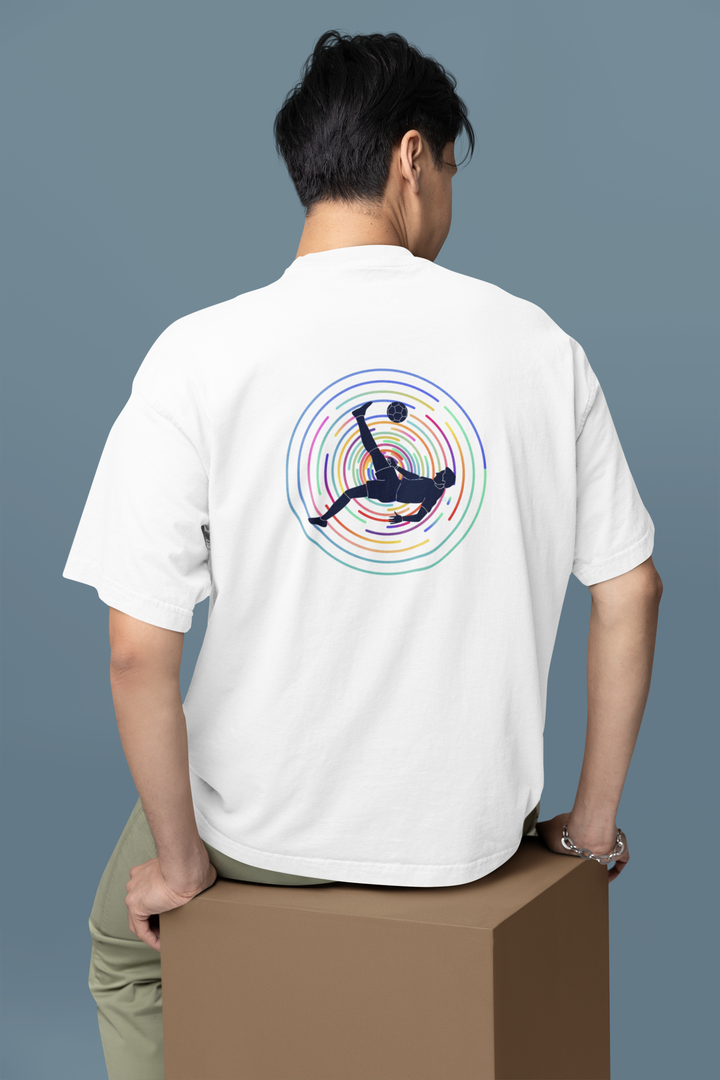 Oversized Terry T-Shirt "Scissor Kick"