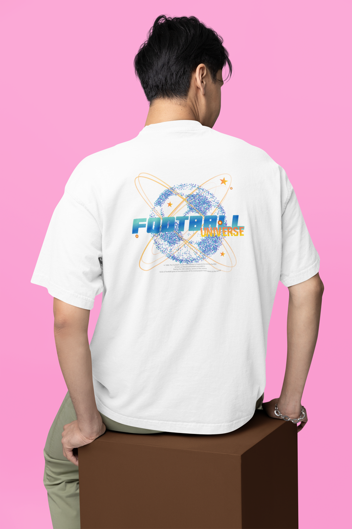 Oversized Terry T-Shirt "Football Universe"