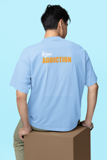 Load image into Gallery viewer, Oversized Terry T-Shirt &quot;Gym Addiction&quot;
