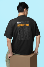 Load image into Gallery viewer, Oversized Terry T-Shirt &quot;Gym Addiction&quot;
