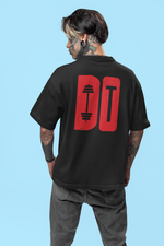Load image into Gallery viewer, Oversized Terry T-Shirt &quot;Do It Red&quot;
